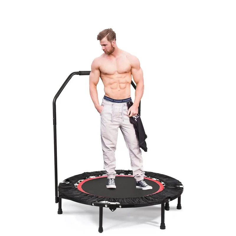 

Professional Fitness Jumping Sport Mini Trampoline with Protecting Pad Home Indoor Exercise Trampoline