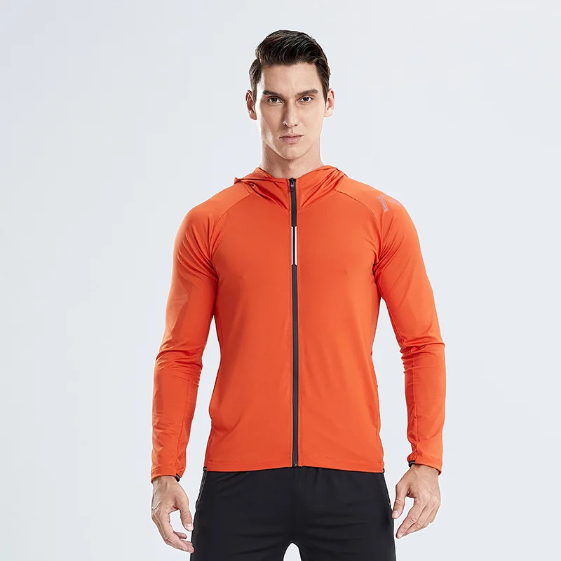 

Мужская куртка для фитнеса с капюшоном, быстросохнущее спортивное пальто, мужская спортивная одежда, спортивная одежда, удобная дышащая одежда для бега на открытом воздухе