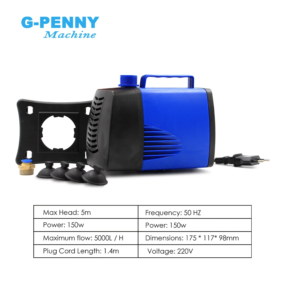 G-PENNY 3.5kw ER20 metal working spindle kit engraving steel copper iron stainless steel & 3.7kw inverter & 150w water pump