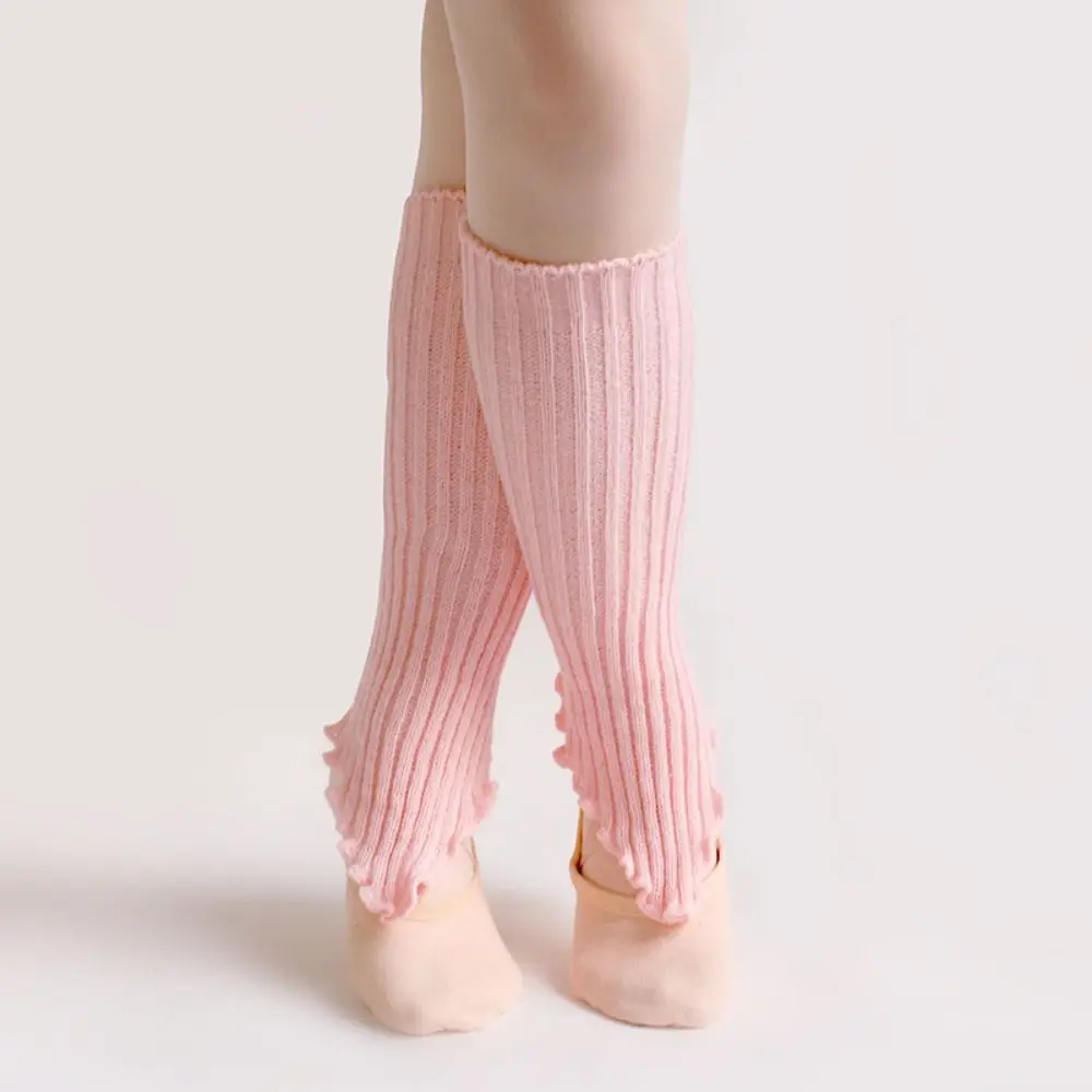 New Girls Leg Warmers Ballet Leg Warmers Boot Covers Thickened Knitted Socks Ankle Length Stirrup Ankle Warmers Ballet Dance
