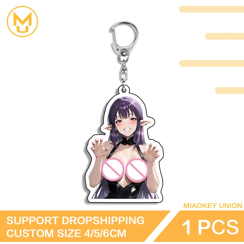 Esil Radiru هنتاي ملزمة البعد الثاني سلسلة المفاتيح الساخن بيع خفيفة الوزن مضحك اكسسوارات جميلة مجوهرات الديكور