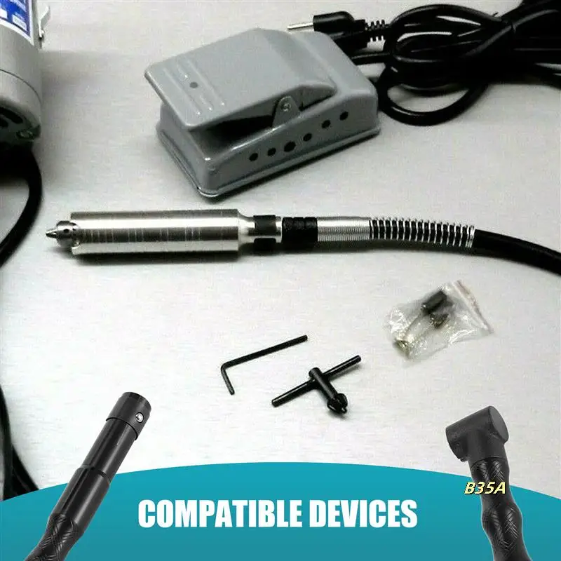 

90 Degree Handpiece For Foredom Motor Anging Flexible Shaft Grinder Mill Grinder Mesin 90D Elbow