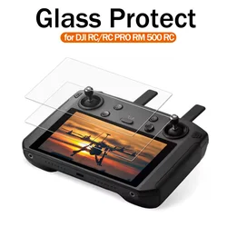 For Smart Controller Remote Control Tempered Glass Protect for DJI RC PRO RM 500 RC Drone Accessories 2 piece
