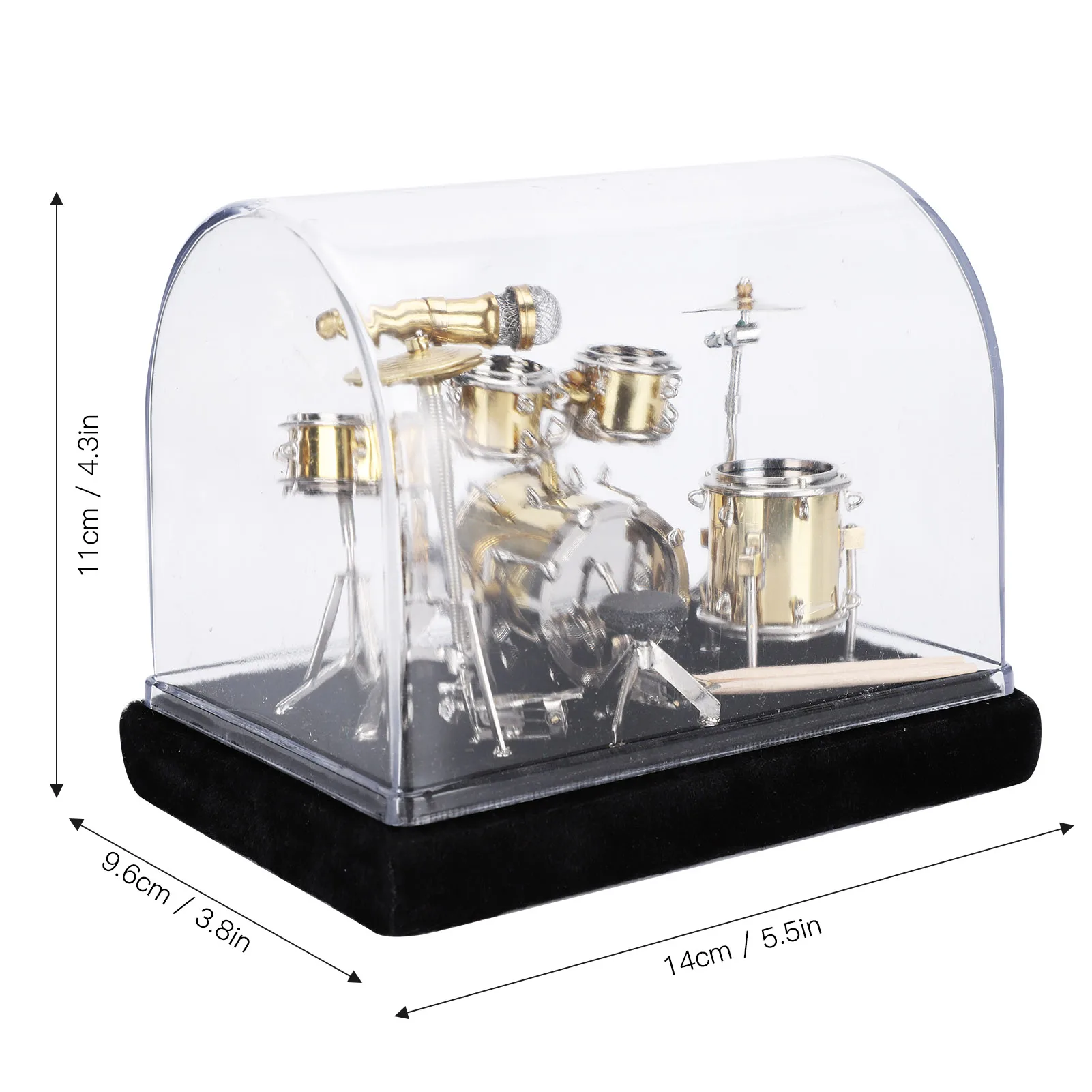 Mini Drum Model Home Instrument Desktop Ornaments Exquisite Decoration Graduation Day Gift