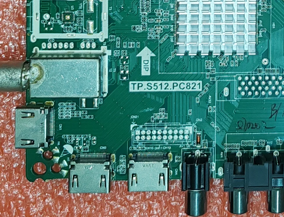 

TP.S512.PC821 Three in one TV motherboard for 1920X1080 Dexp F48B7000V Panel LCS480HN07 Physical photos tested well