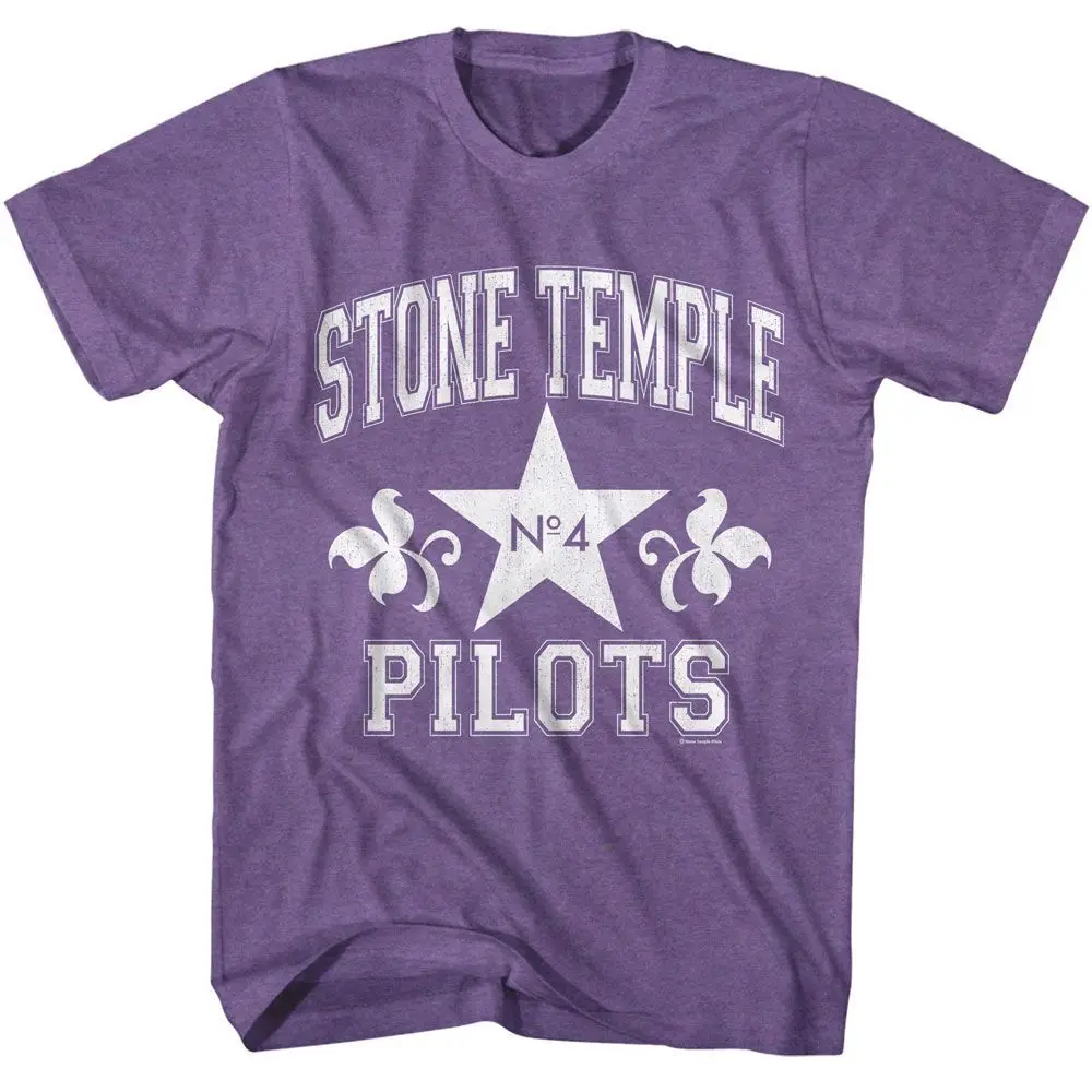 Stone Temple Pilots Athletic Purple Heather Music T Shirt