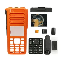 VBLL Replacement Front Case Housing Cover Kit With Speaker+Mic For XPR7550E XIR P8668i DGP8550e XPR7580e Radio Orange