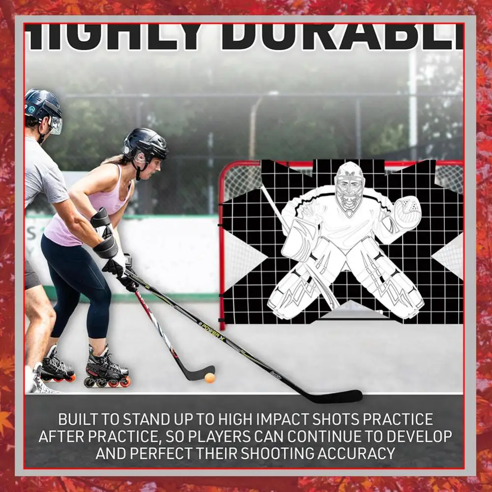 

Hockey Goalie Shooting Target Hockey Net Training Target Hockey Shooting Training Aid for Practicing Shooting Accuracy