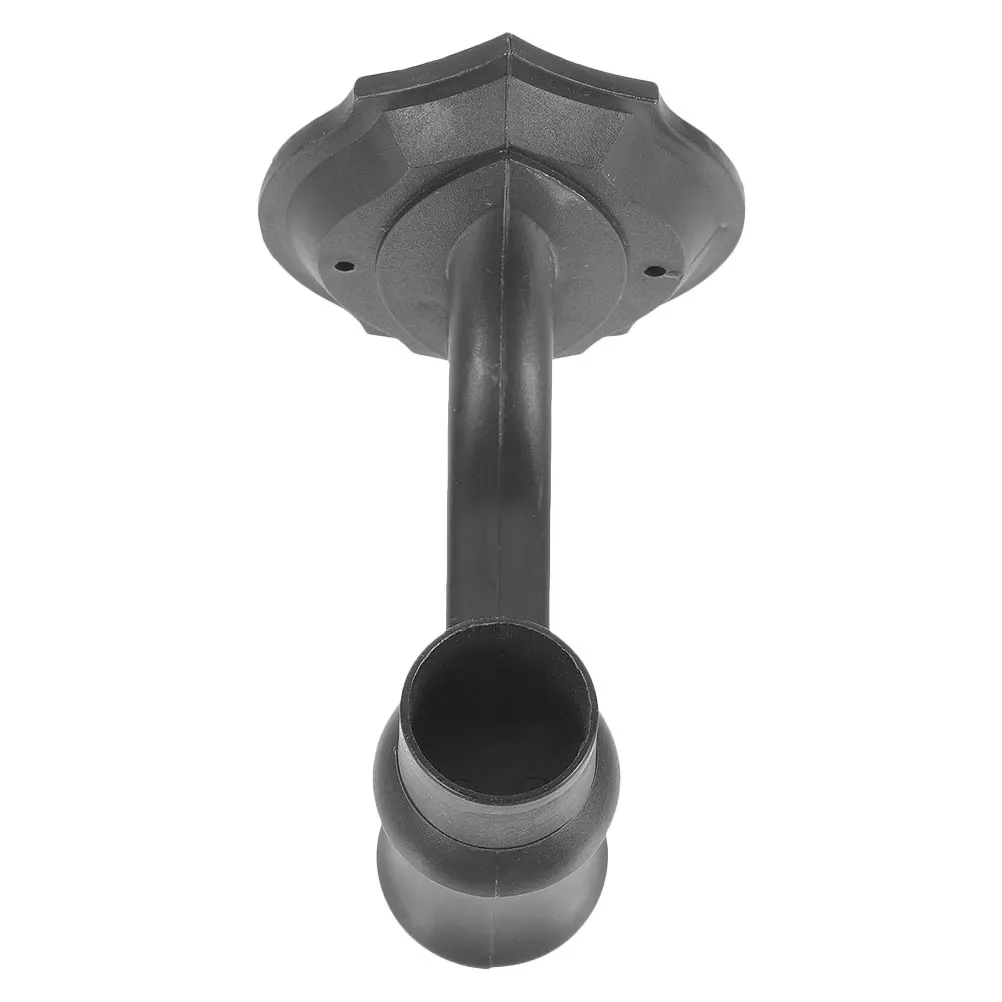 Outdoor Post Lawn Black Base Mount Outdoor Lighting Garden Light Holder Solar Light Wall Mount Ground Solar Lights Base Plastic