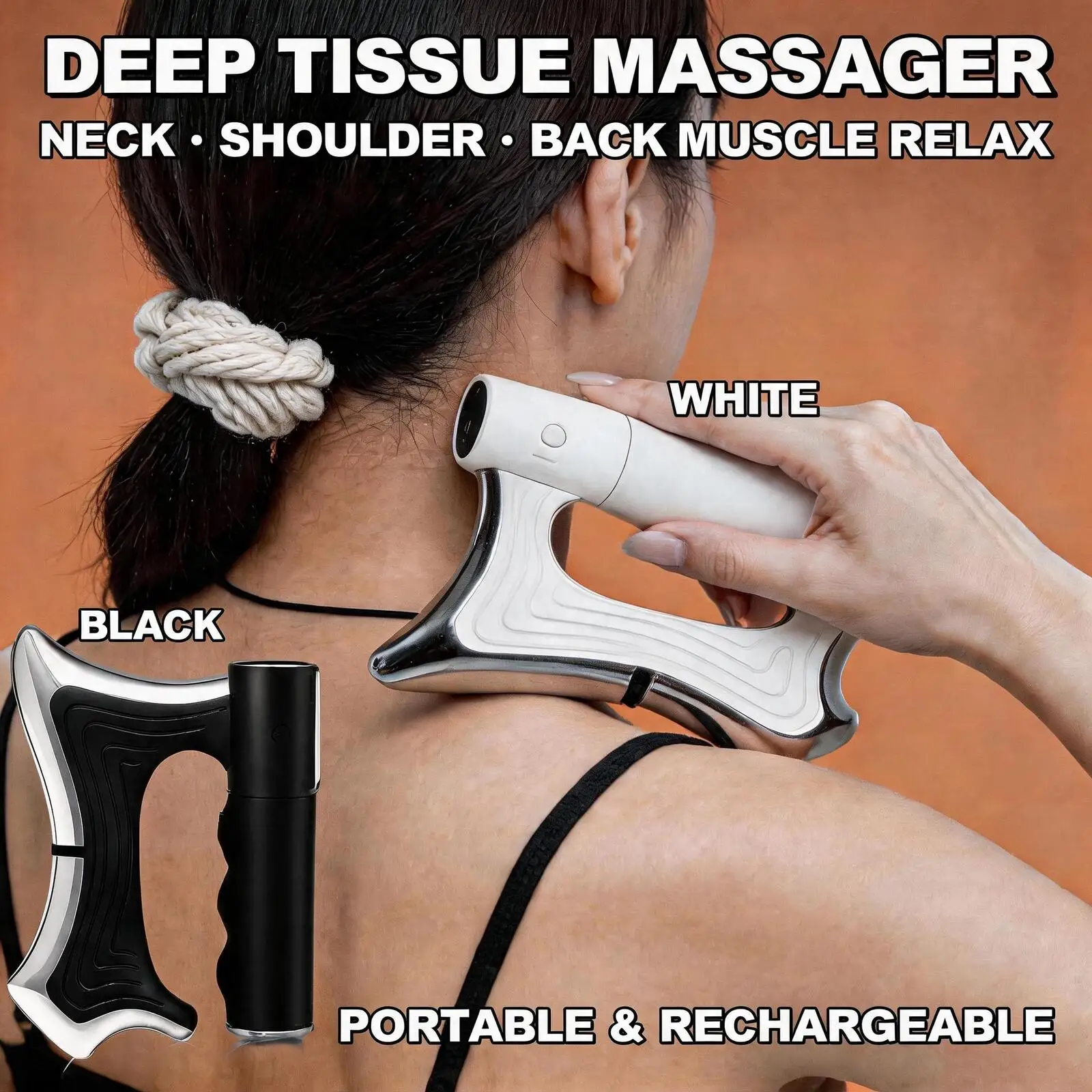 Electric Fascia Massager Muscle Scraper Body Lifting Massage Blade thermal massage Kneading acupoints deep stress fatigue relief