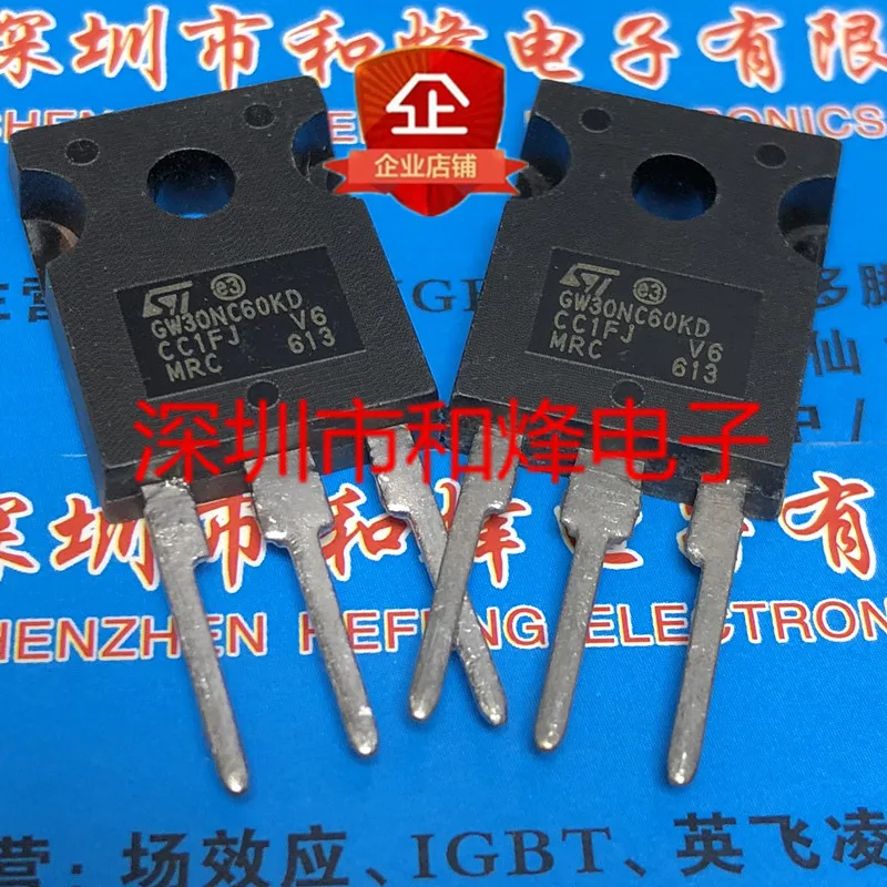 Original 2pcs/ GW30NC60KD STGW30NC60KD  TO-247 600V 30A