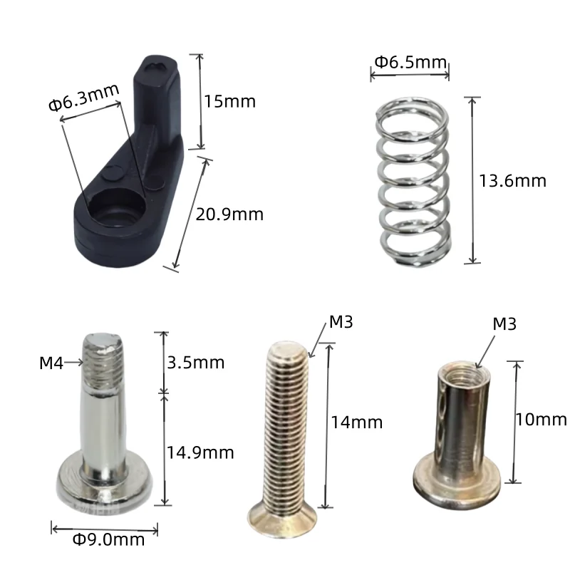 10PCS/set Tin Pressure Buckle Block For Oven Passing, Wave Soldering Reflow Soldering SMT 2# PCB Board Fixing Points