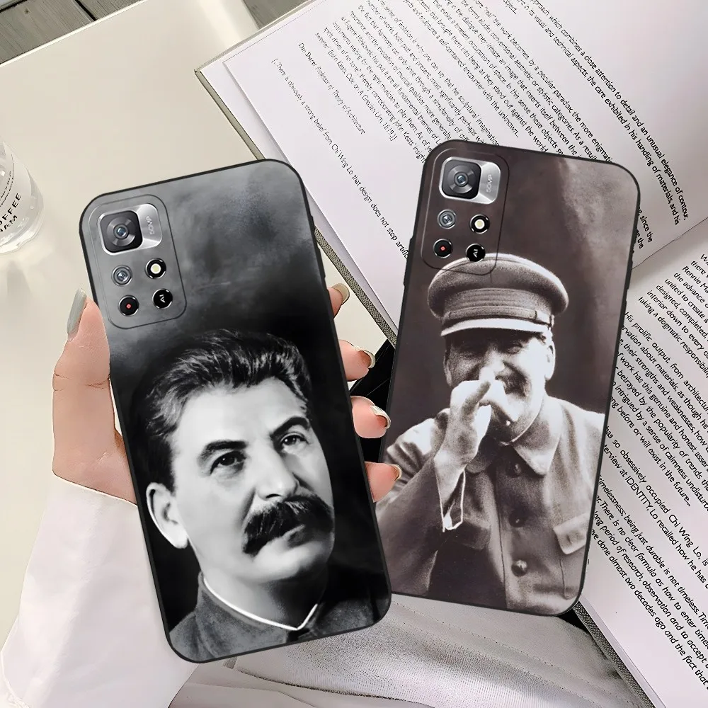 Russian Commander Stalin Phone Case for Xiaomi Redmi Note 14 13 12 11 9 Ultra 10 Lite Poco F4 F5 X5 Pro Plus Cover