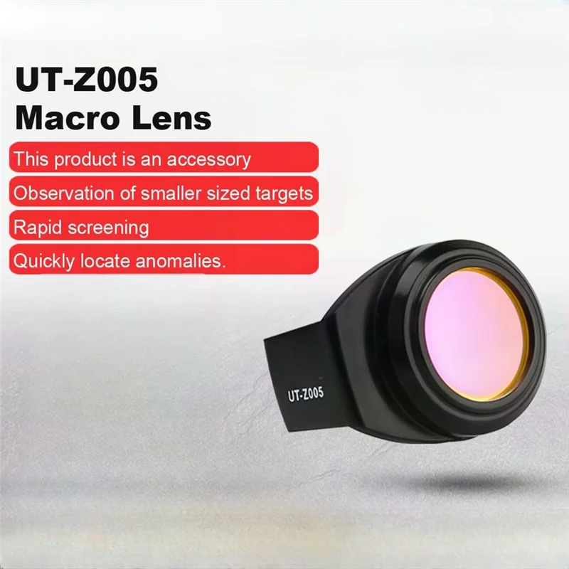 B04B-Applicable To UTI256M UTI260M For UT-Z005 For Thermal Camera Macro Lens Near Focus Magnifying Lens