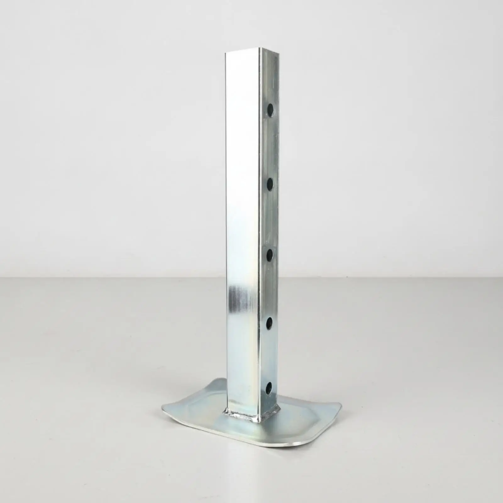 Jack Base with Post Galvanized Trailer Jack Base Hardware Heavy Duty for DIYers, RV Maintenance, Workshops