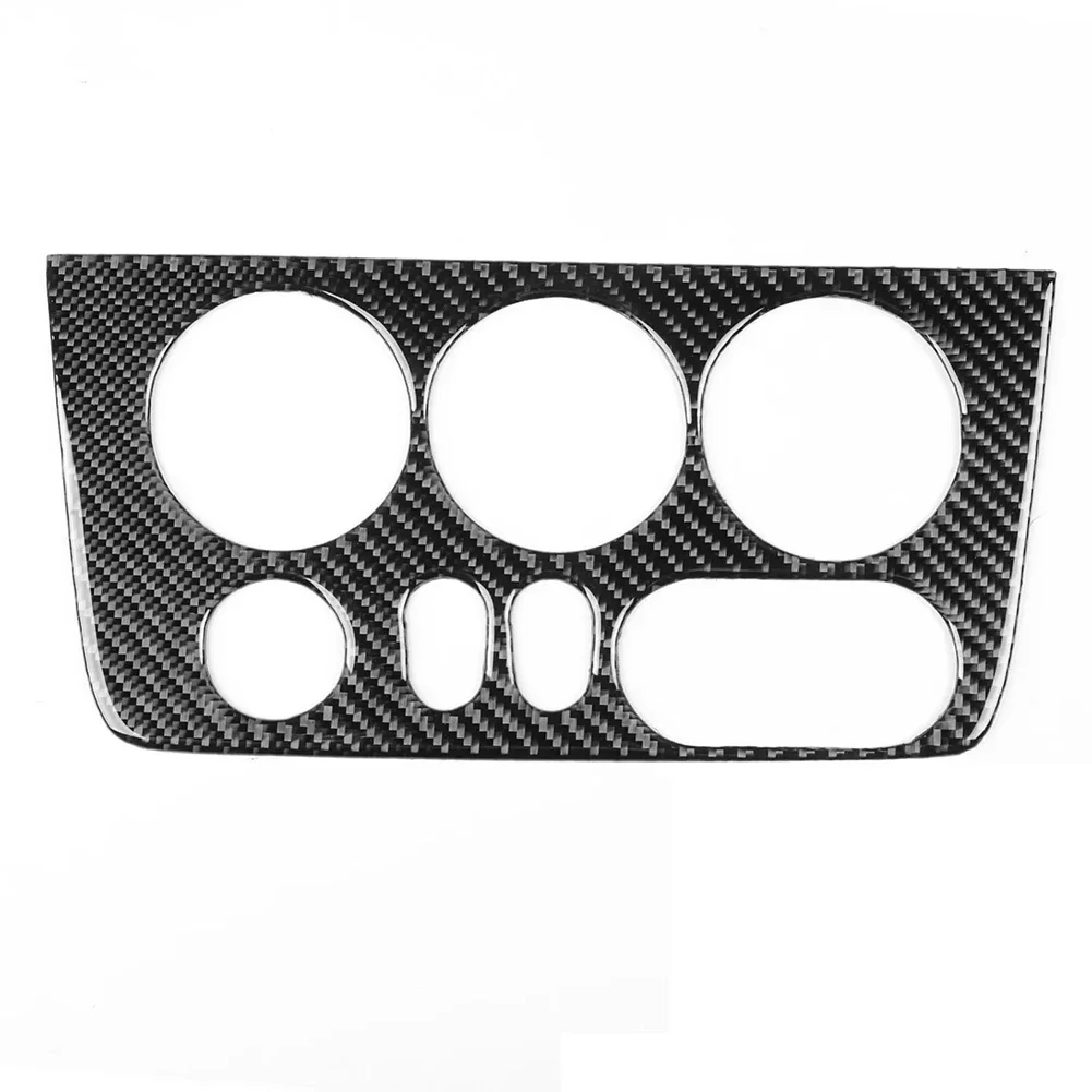 Newest Real Carbon Fiber Center Console AC Switch Panel Cover Trim For Hummer H3 06-10 Direct Replacement Car Accessories