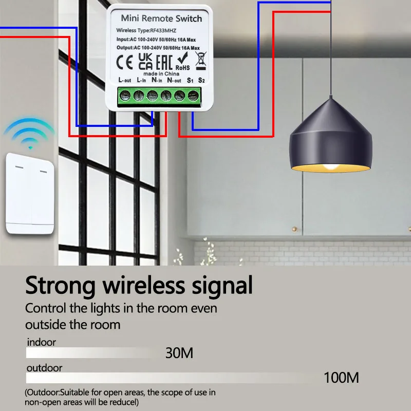 RF 433MHz الذكية لتقوم بها بنفسك التبديل اللاسلكي 1/2/3 عصابة 86 لوحة الحائط التحكم عن بعد وحدة التتابع للمنزل مصباح ليد نظام التشغيل الآلي