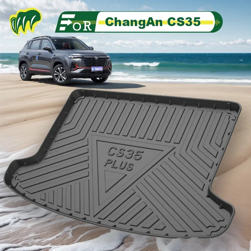 

For ChangAn CS35 PLUS 19 20 21 22 2018-2024 Custom Fit Car Trunk Mat All Season Cargo Mat 3D Shaped Laser Measured Trunk Liners