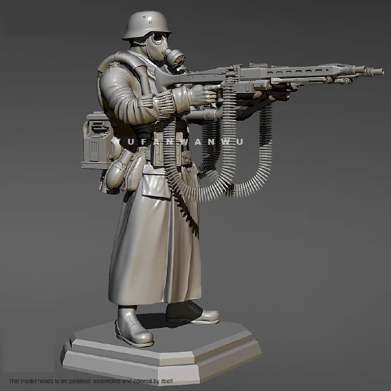 150mm résine modèle Figure Reaper masque figurine Gk Micro Miniature 3d imprimé blanc modèle jouet non assemblé et non peint Kit