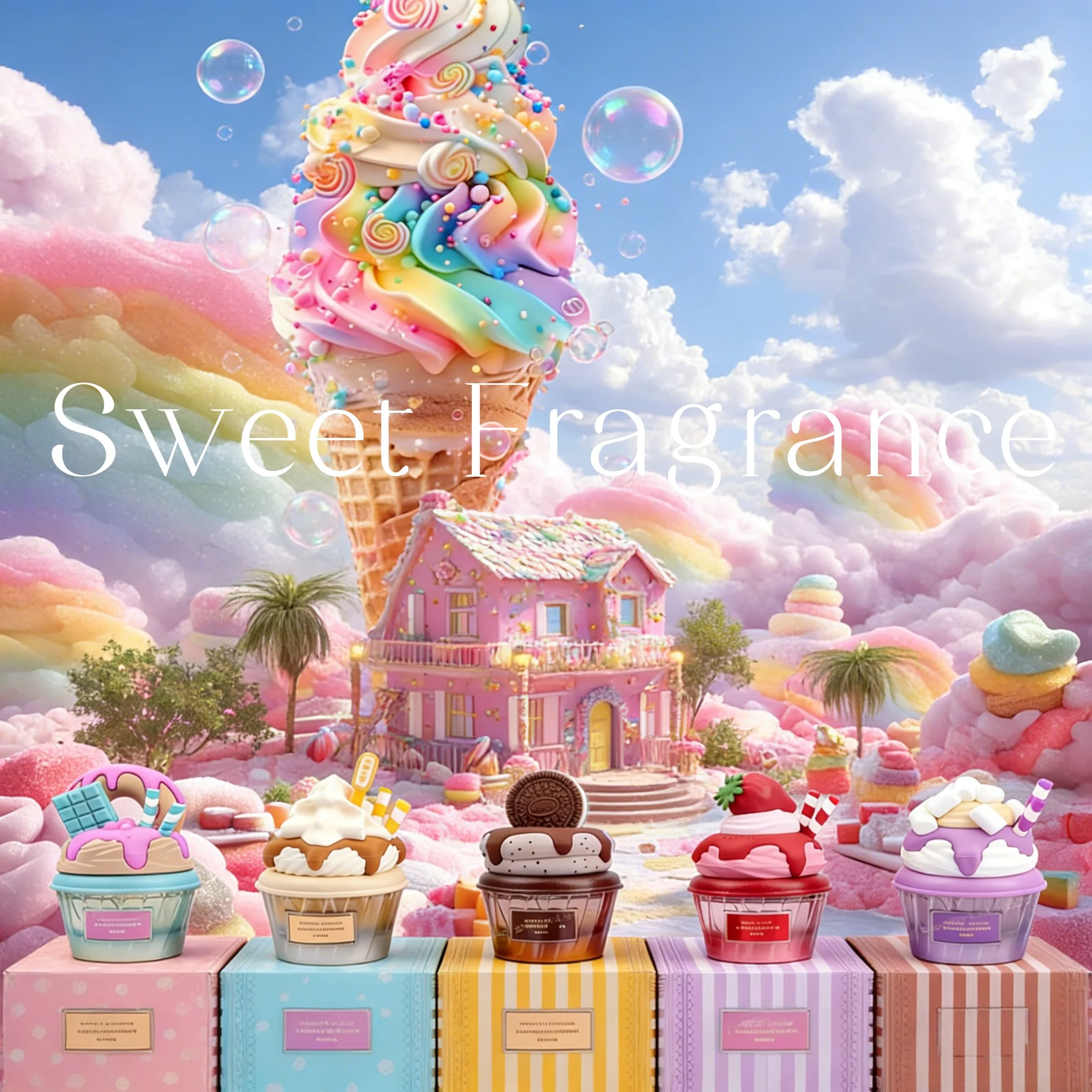 Perfume Árabe de Dubái en Spray, Fragancia Gourmand para Mujer, con Notas de Chocolate, Galleta, Helado, Fresa y Cítricos de Naranja