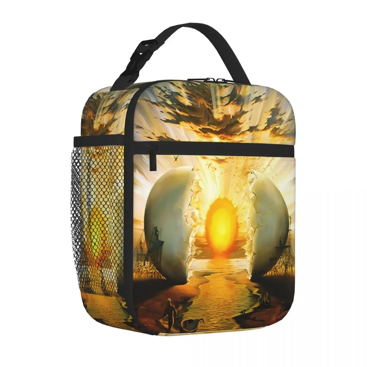 Bestselling L'aurora Salvador Dali Cute Leakproof Lunch Bag Field Work Meal Cooler Tote