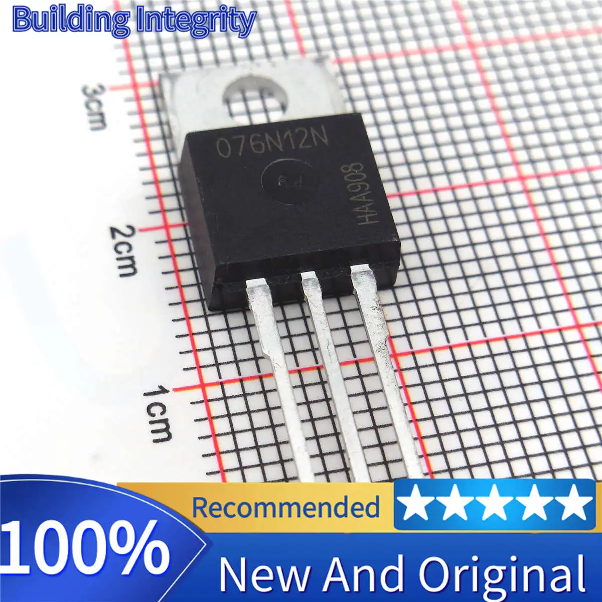 5PCS IPP076N12N3G 076N12N 100A 120V TO-220 Brand new in stock, can be purchased directly from Shenzhen Huangcheng Electronics