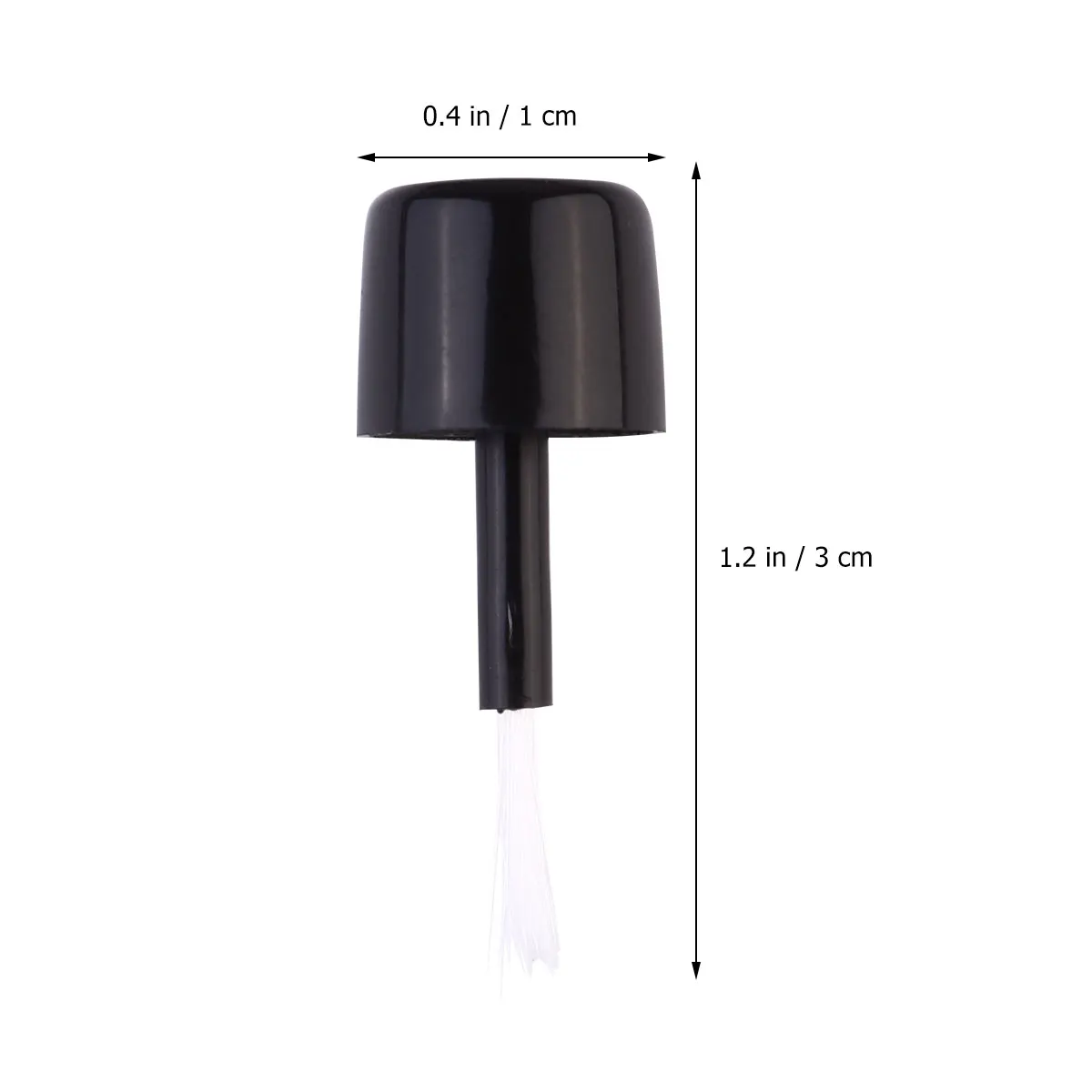 

200 Pcs Nail Polish Brush Lightweight Portable Polishing Women's Practical Safe