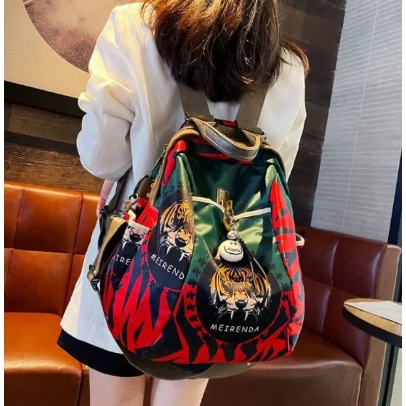 New Good-looking Women Fashion Backpack High-capacity Multi-purpose Casual Oxford Cloth Backpack Commuter Travel Bag Schoolbag