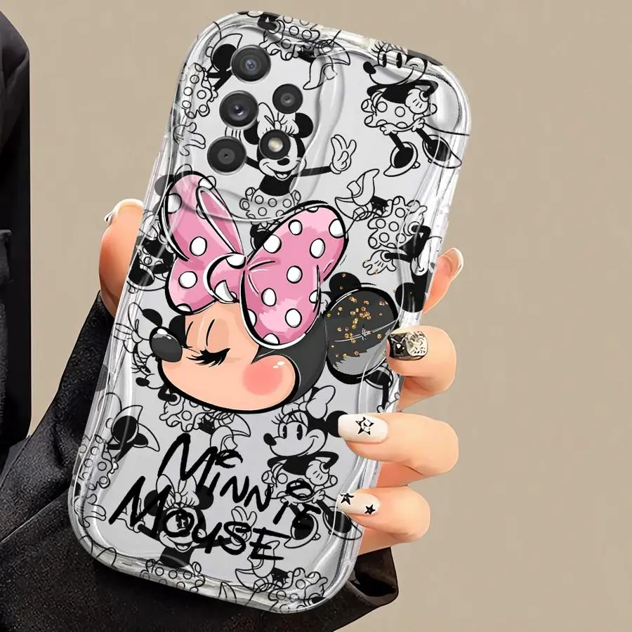 สําหรับ Samsung Galaxy A36 A24 A55 A35 A52 A56 A25 A54 A32 A53 A23 ฝาครอบโทรศัพท์นุ่ม Disney Mickey Minnie เมาส์