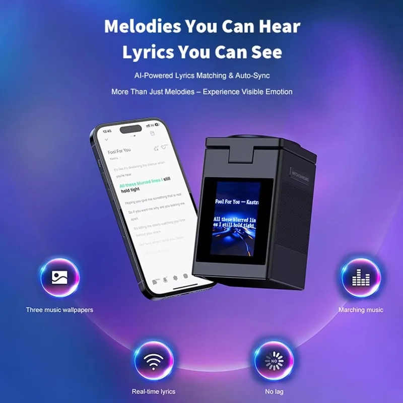 display-screen-3-in-1-magnetic-wireless-charger-bluetooth-speaker-for-iphone-apple-watch-airpods-desktop-office-home-universal