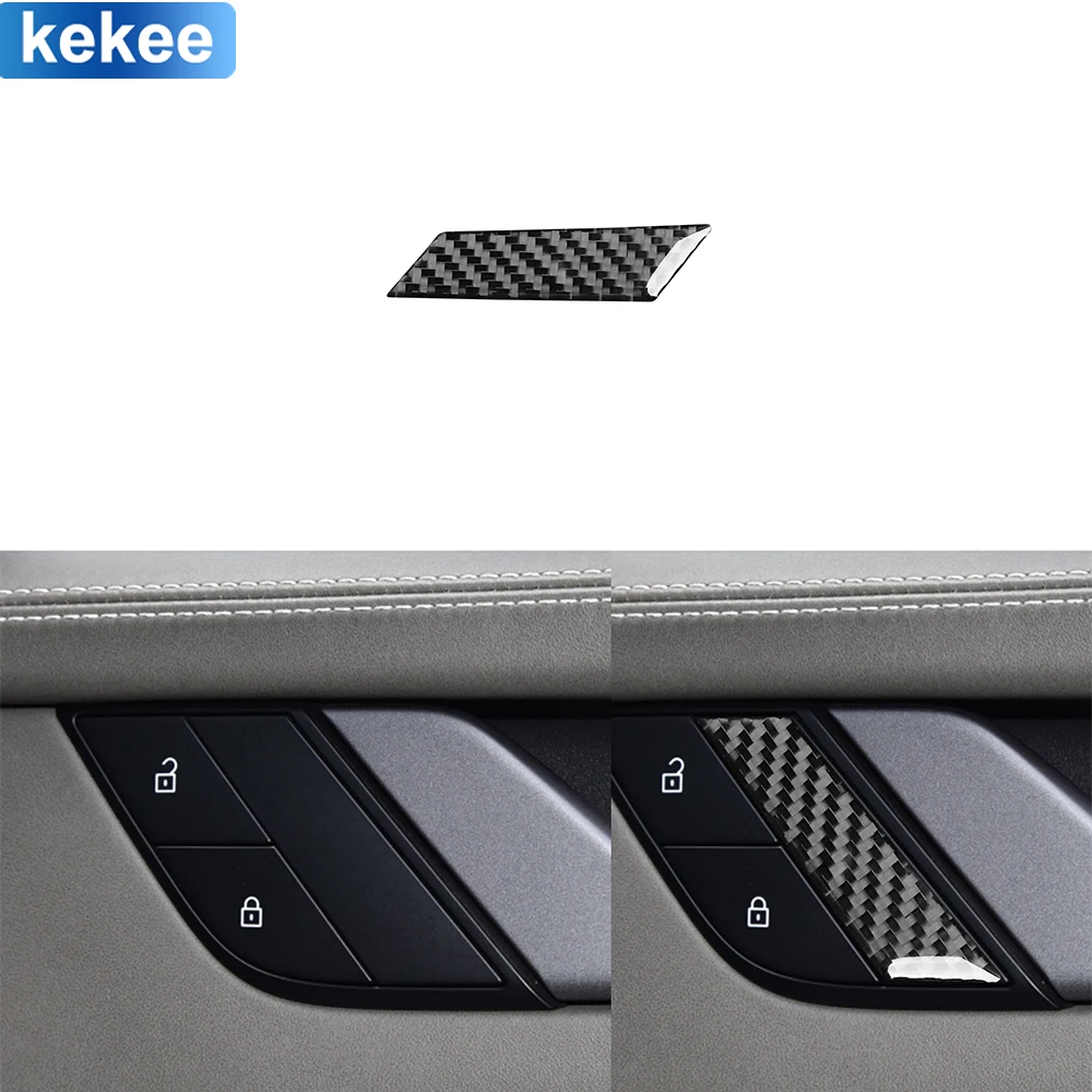 

For Porsche 911 992 2019 2020-2023 Passenger seat Car Interior Real Soft Carbon Fiber Stickers Trim Auto Decoration Accessories