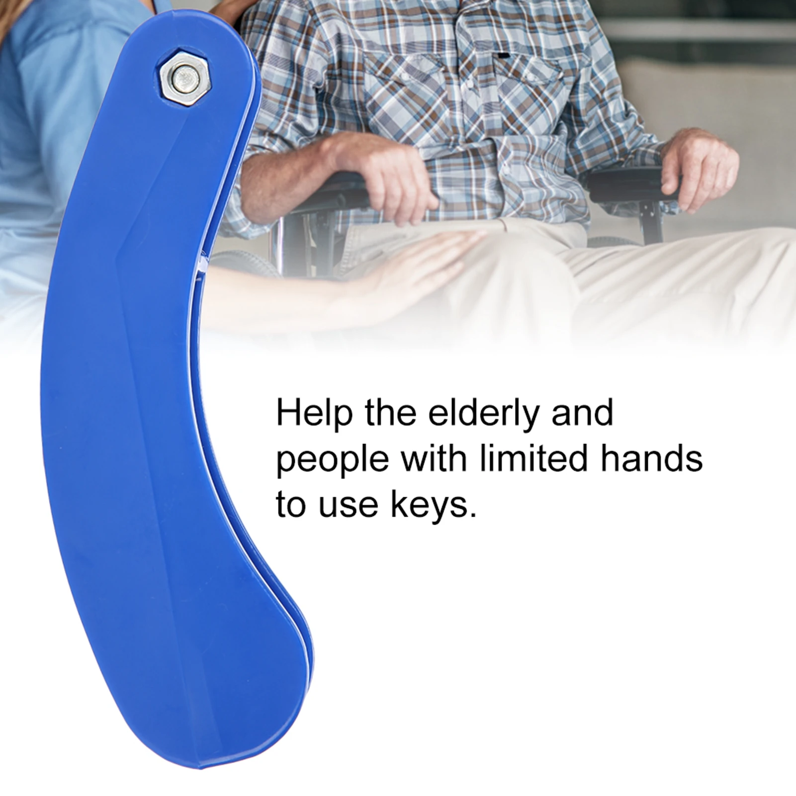 Door Opening Aid Key Aid Turner Holder Door Opening Assistance with Grip For Arthritis Hands Elderly and Disable Key Aid Turner