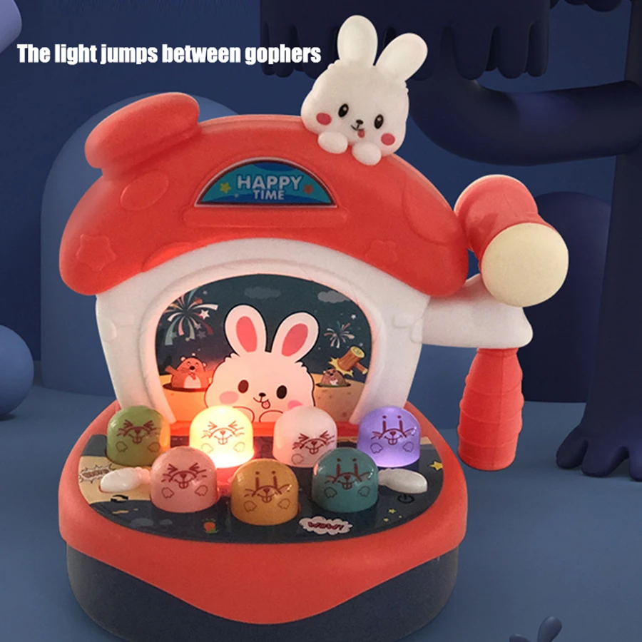 Konsola do gier Baby Light and Music whack-a-mole, wielofunkcyjna zabawka edukacyjna dla niemowląt i małych dzieci