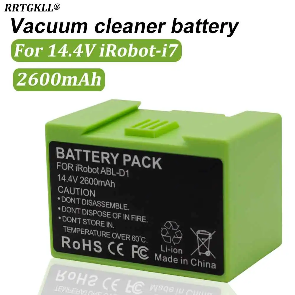 Sostituzione batteria I7 14.4V 2600mAh I7 per IRobot Roomba E E I Series I7 + E5 7150 7550 I3 3150 I3 + 3550 I4 4150 I4 + 4624864