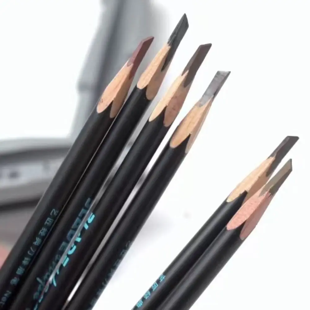 Make-up Tool 4-Zijdige Multi-vormige Wenkbrauw Puntenslijper Basis Potlood Afvlakking Tool Wenkbrauw Slijpen Slot Make-Up Profiler