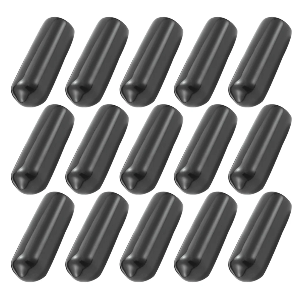 

15pcs Rubber Protective Cover Snug Fit Nail Head Cap Connector Sleeve Anti-Slip Outdoor Grips