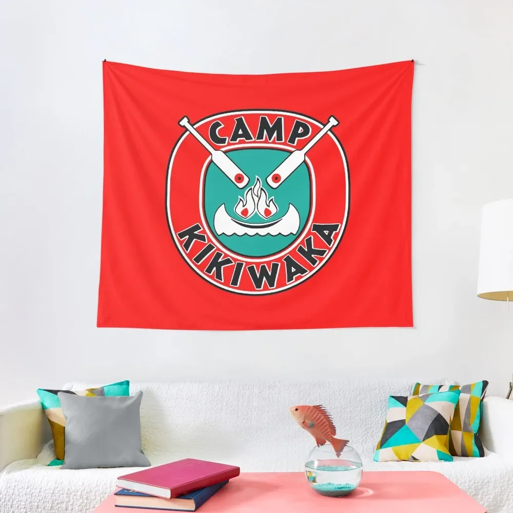 

Camp Kikiwaka - Bunk'd - red background Tapestry Decoration For Home Home Decorations Home Decoration Accessories Tapestry