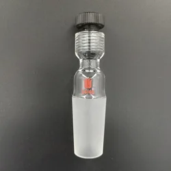 SYNTHWARE Adjustable thermometer connector with 7# internal thread, Joint 14/20 19/22 24/40 29/42, Borosilicate glass, A52