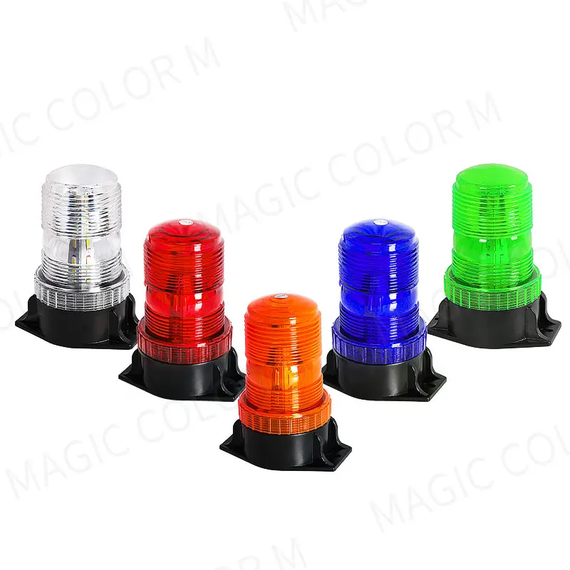 Emergency LED Strobe Light For Car Truck Bus Red Blue Amber White Green Flasher Beacon Warning Lamp Car Light Assembly 12V 24V