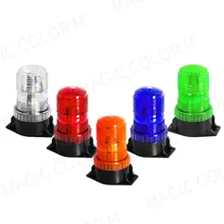 12-24V 48V 60V 80V 30 LED High Power Emergency Warning Flash Strobe Light Beacon for Forklift Truck School Bus Amber Blue Red