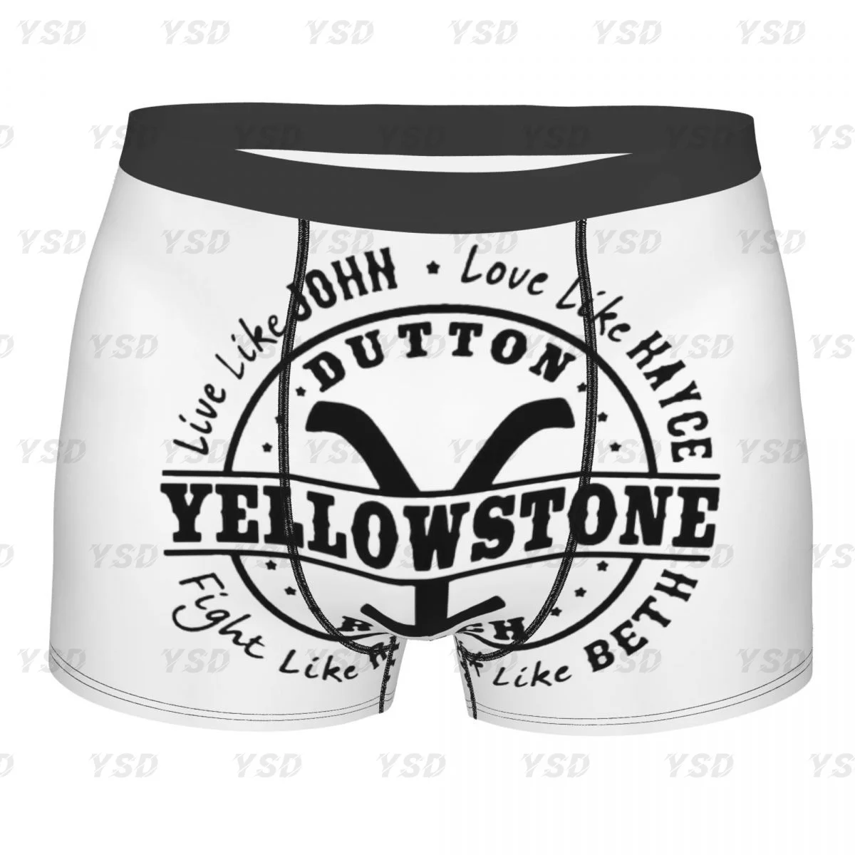 Cowboy Et De Yellowstone Dutton Ranch Man'scosy Boxer Briefs,3D printing Underpants, Highly Breathable High Quality Gift Idea