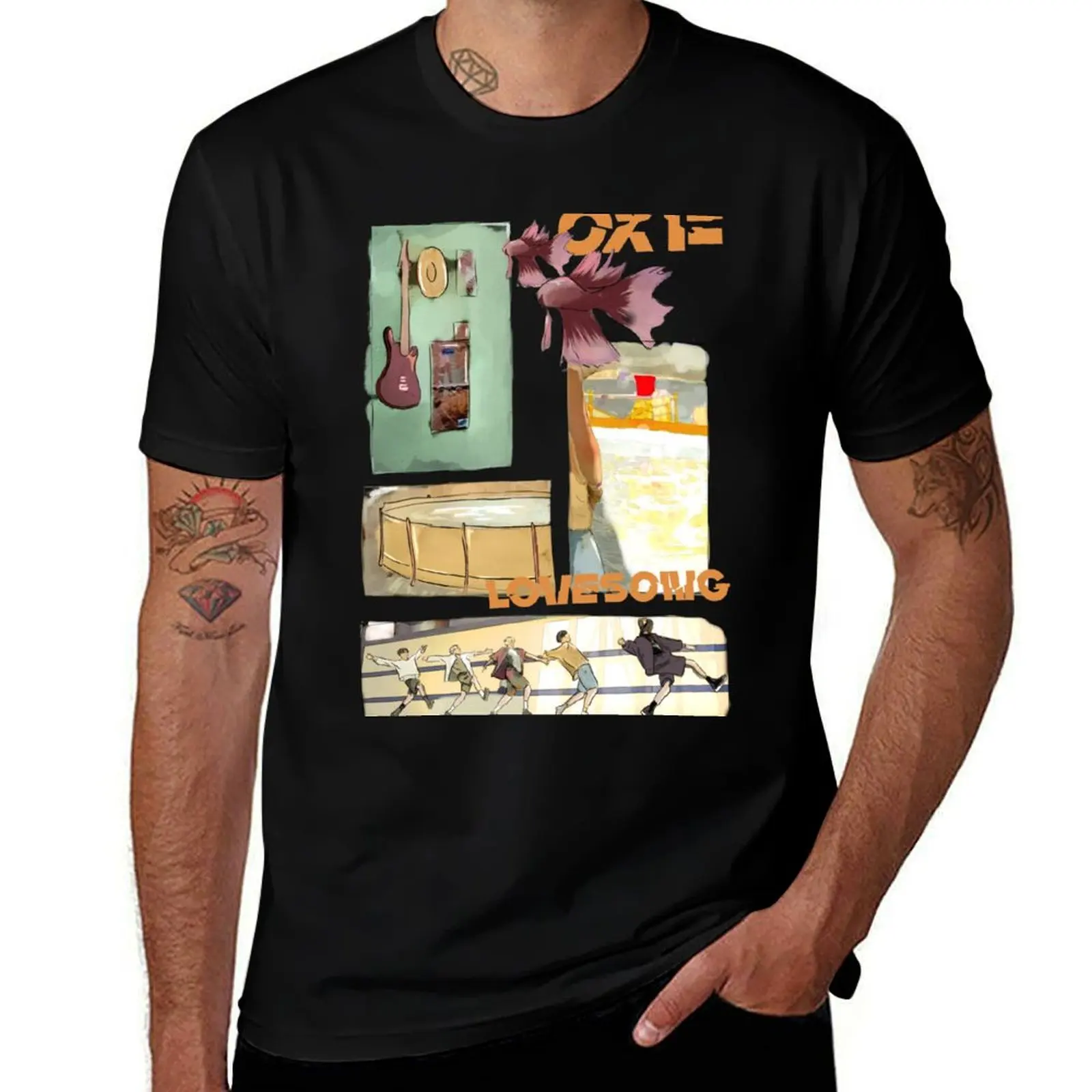 TXT 0x1=Lovesong fanart kpop T-Shirt Plus Size Comfort Fit Tee T-Shirt