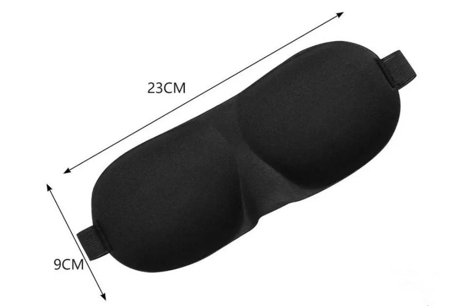 1Pcs 3D Sleep Mask Natural Sleeping Eye Mask Eyeshade Cover Shade Eye Patch Women Men Soft Portable Blindfold Travel Eyepatch