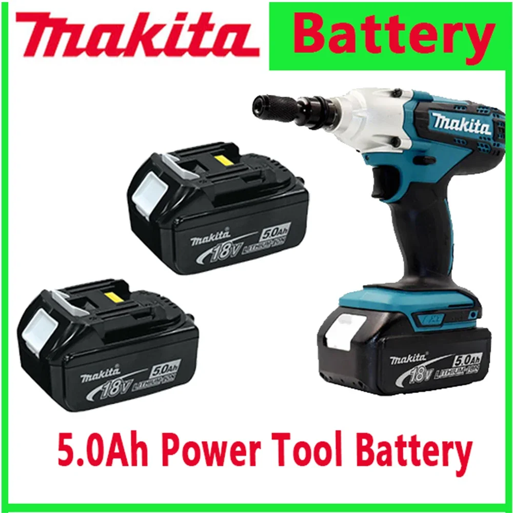 

100% Оригинальный Makita 18 в Makita 5000 мАч аккумуляторная батарея для электроинструментов с светодиодный Li-Ion Замена LXT BL1860B BL1860 BL1850