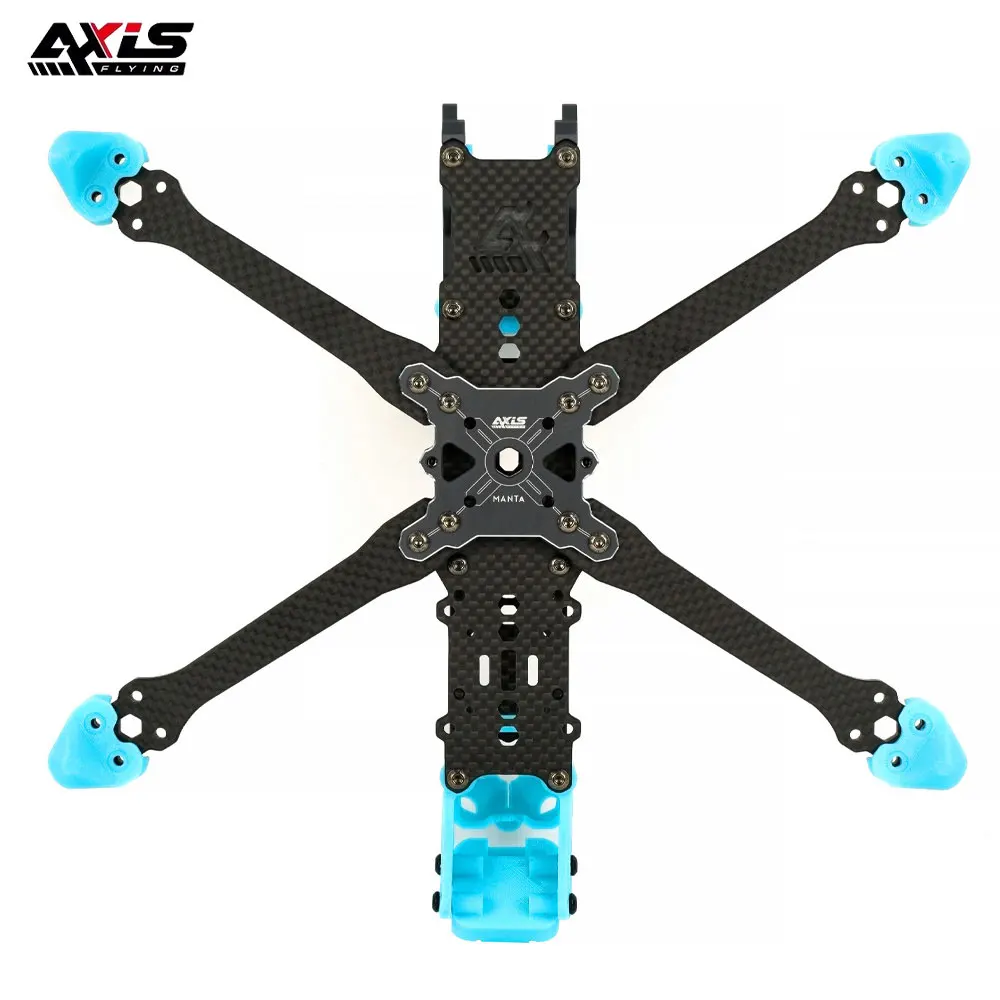 Axisflying Manta5 5 pouces FPV cadre Kits écrasé X 238mm empattement 5mm épaisseur de bras pour RC quadrirotor Freestyle Drone pièces