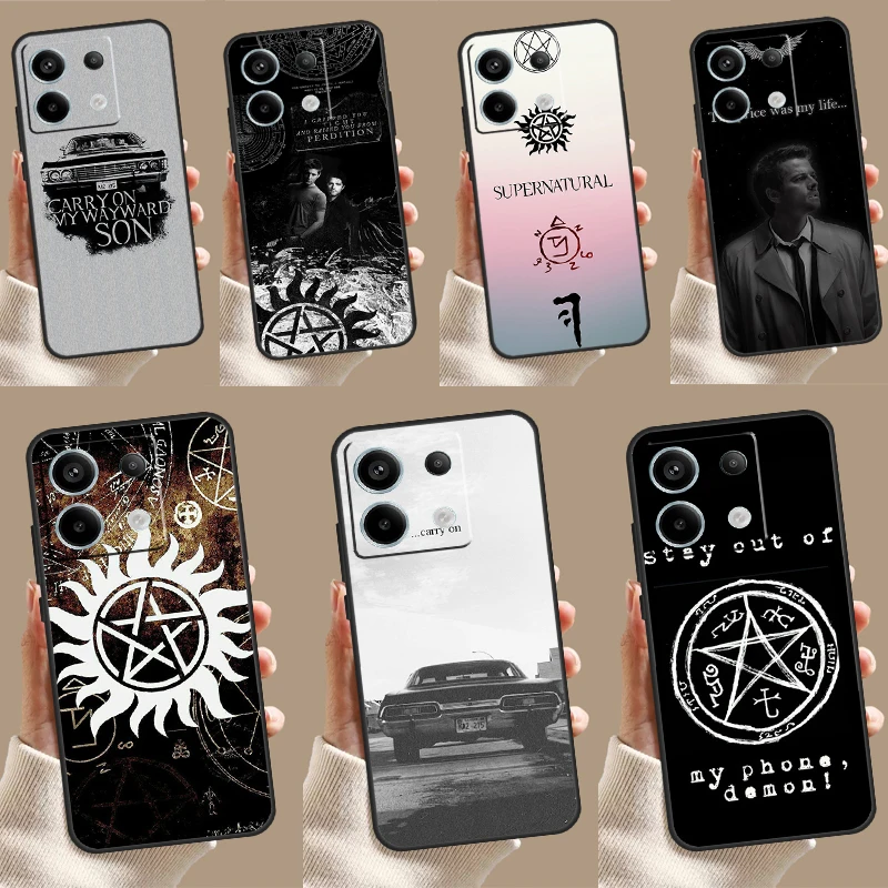 Supernatural TV Case For Xiaomi Redmi Note 11 12 13 Pro 8 9 10 Note 12S 11S 10S 9S Redmi 13C 10C 12C Cover