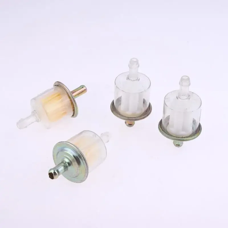 2/10 pièces de filtres à carburant universels de 8 mm pour voitures, scooters, camping-car ; Accessoire de conduite de gaz durable pour vélos et outils de jardin