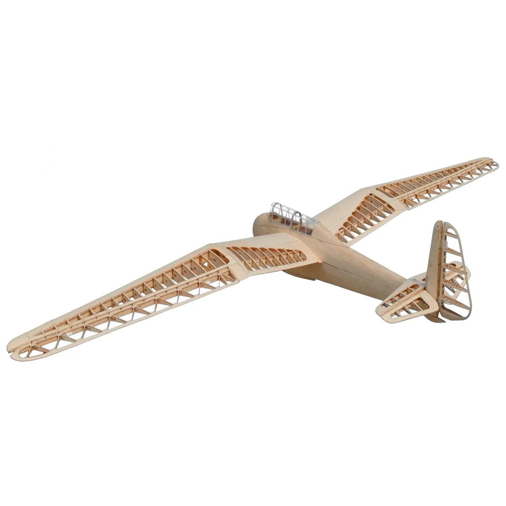 

Tony Ray's AeroModel Mini Kranich 1/12 1498mm Wingspan Balsa Wood RC Airplane Fixed Wing KIT Glider Hobby DIY Model Toy