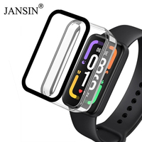 For Xiaomi Redmi SmartBand Pro Hard Full Edge Screen Protector Case Shell Protective Bumper Cover Accessories For Redmi Band Pro