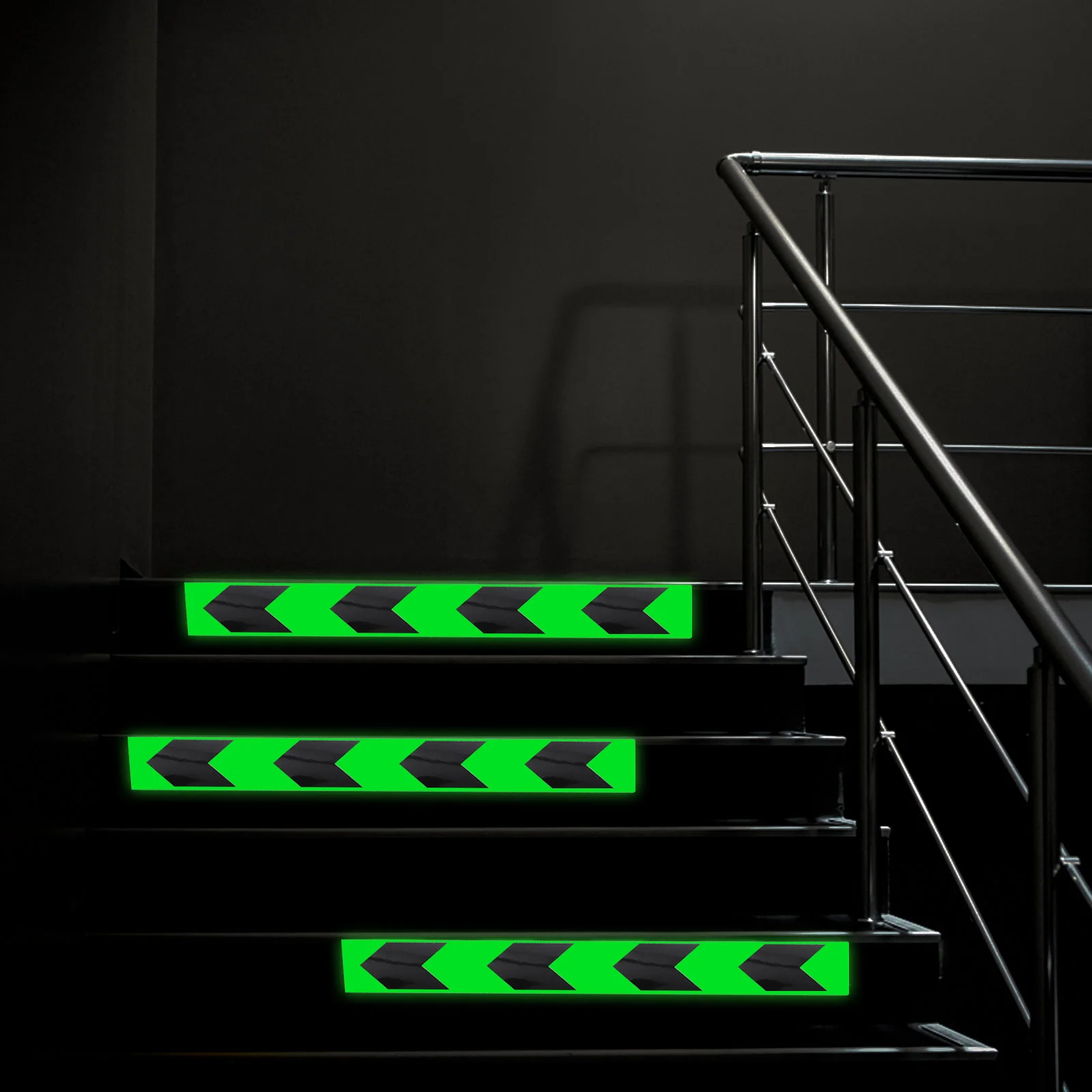 Pipeline Reflective Tape Duct Glow Pvc Sticker Luminous for Directions Indication